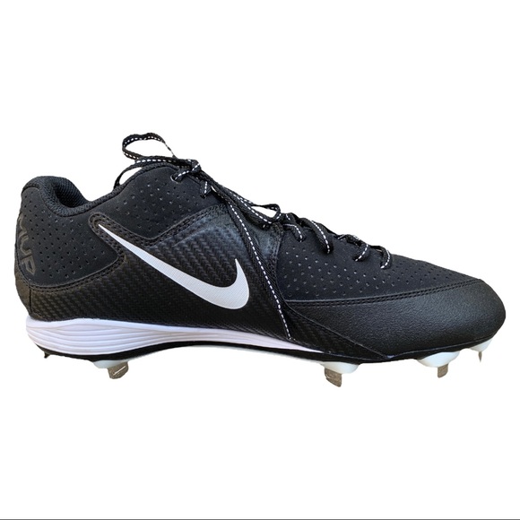 Nike Air MVP Classic Black & White Pro Metal Athletic Sports Baseball Cleats
